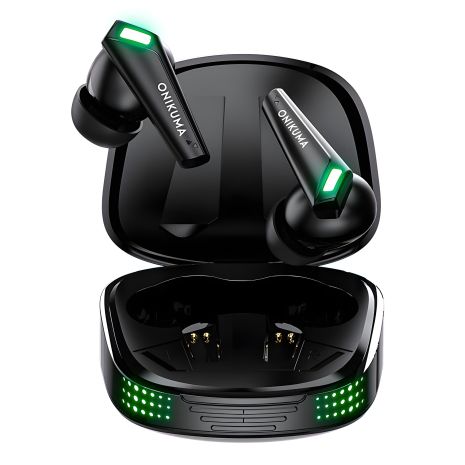 Наушники Bluetooth Onikuma T308 |BT5.3, 40/300mAh, 6ч| черные