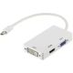 Мини DisplayPort (Thunderbolt) адаптер на HDMI, DVI, VGA (3 в 1), PowerPlant Мини DisplayPort (Thunderbolt) адаптер на HDMI, DVI, VGA (3 в 1), PowerPlant