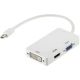 Мини DisplayPort (Thunderbolt) адаптер на HDMI, DVI, VGA (3 в 1), PowerPlant