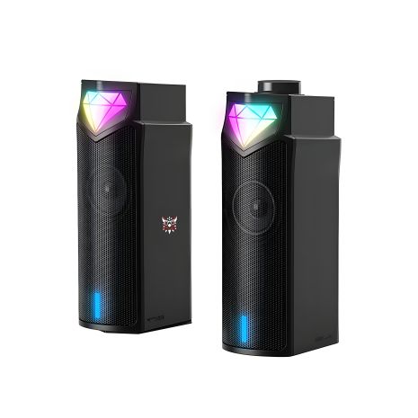 RGB Backlight акустика для ПК ONIKUMA L1, 3Wx2, BT5.3/USB, с микрофоном, черная