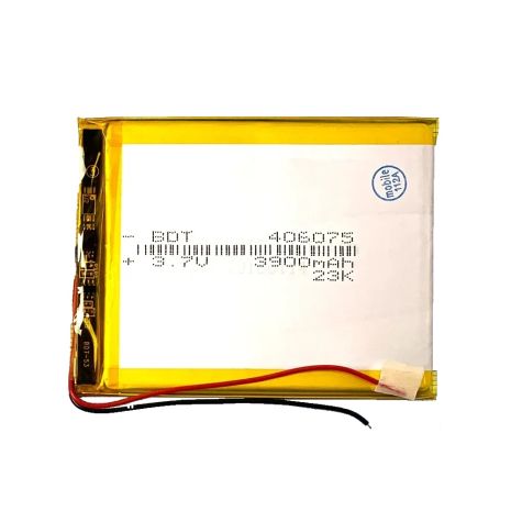 Аккумулятор универсальный 406075 74 х 59 х 3 мм, 3900 mAh 3.7V Аккумулятор универсальный 406075 74 х 59 х 3 мм, 3900 mAh 3.7V