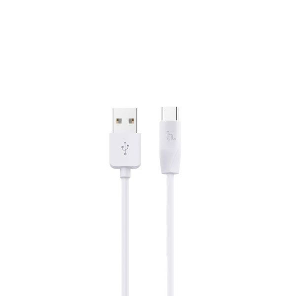 Кабель Hoco X1 Rapid USB-Type-C, 2.1A, 1m, білого кольору Кабель Hoco X1 Rapid USB-Type-C, 2.1A, 1m, білого кольору