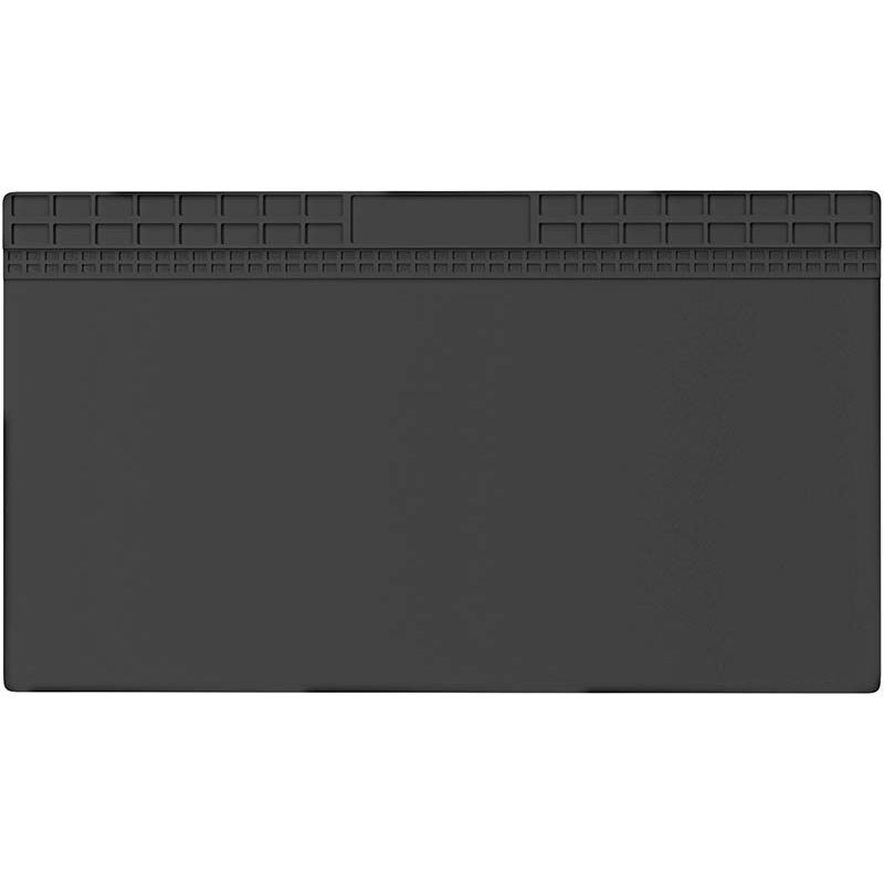 Теплоизоляционный силиконовый коврик TELIJIA TE-713 для пайки и ремонта 700x400 мм Black Теплоизоляционный силиконовый коврик TELIJIA TE-713 для пайки и ремонта 700x400 мм Black