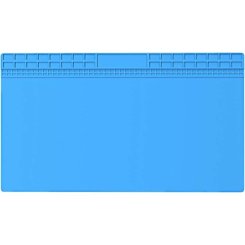 Коврик теплоизоляционный силиконовый TELIJIA TE-713 для пайки и ремонта техники 700x400 мм Blue Коврик теплоизоляционный силиконовый TELIJIA TE-713 для пайки и ремонта техники 700x400 мм Blue