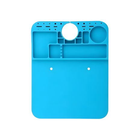 Термостойкий силиконовый коврик Mechanic V65 для пайки и ремонта техники / под микроскоп / 260x205