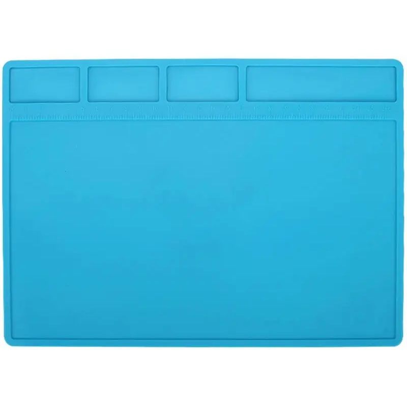 Силиконовый коврик Mechanic V41, термостойкий, для пайки и ремонта техники, 280x200 мм, Blue Силиконовый коврик Mechanic V41, термостойкий, для пайки и ремонта техники, 280x200 мм, Blue