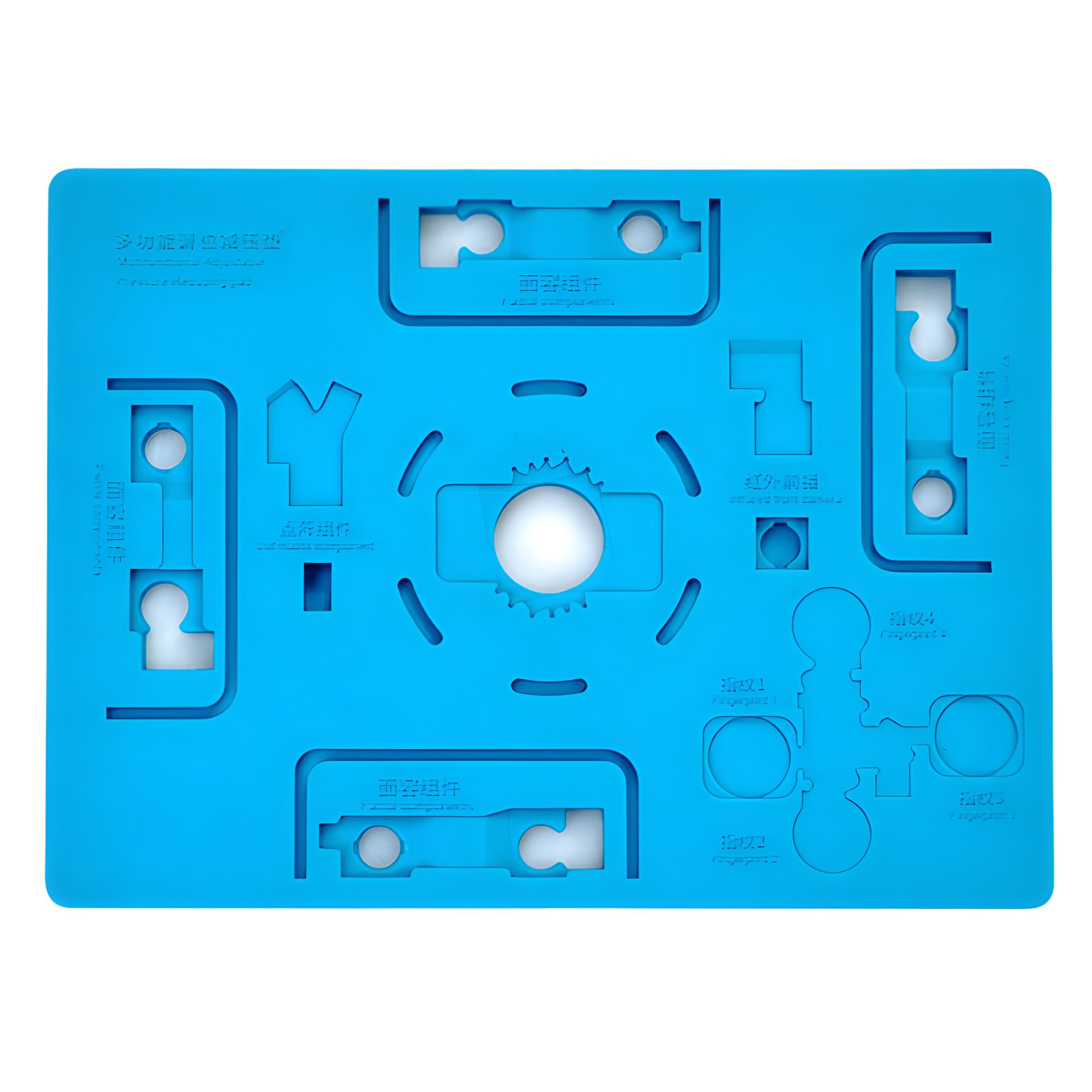 Термостойкий силиконовый коврик Mechanic V67, для ремонта Face ID iPhone X/XS/11/12 / CPU A8-A13 Термостойкий силиконовый коврик Mechanic V67, для ремонта Face ID iPhone X/XS/11/12 / CPU A8-A13