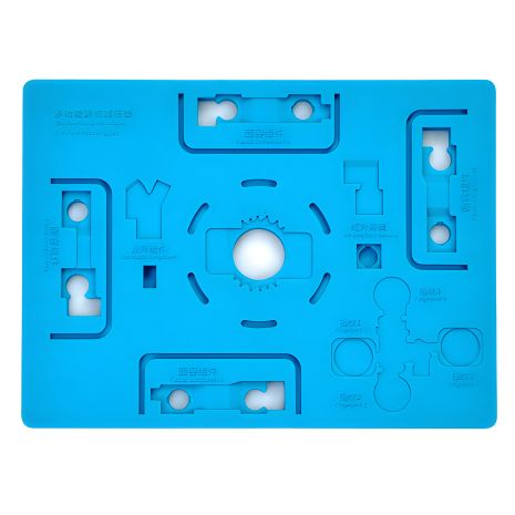 Термостойкий силиконовый коврик Mechanic V67, для ремонта Face ID iPhone X/XS/11/12 / CPU A8-A13 Термостойкий силиконовый коврик Mechanic V67, для ремонта Face ID iPhone X/XS/11/12 / CPU A8-A13