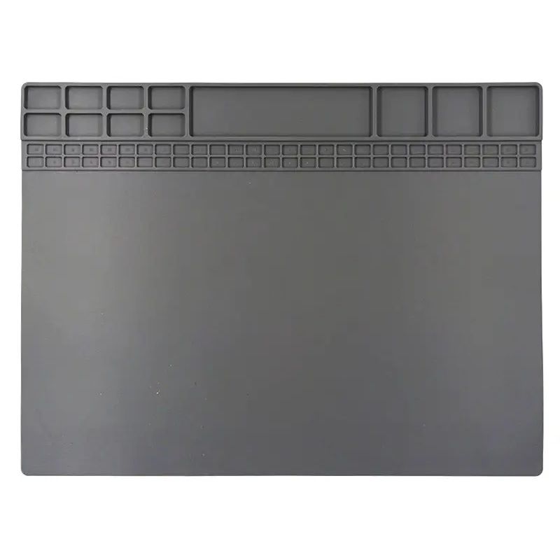 Мат силиконовый, термоустойчивый Aida A-220, для ремонта портативной техники и раскладки запчастей (405x305мм) Мат силиконовый, термоустойчивый Aida A-220, для ремонта портативной техники и раскладки запчастей (405x305мм)