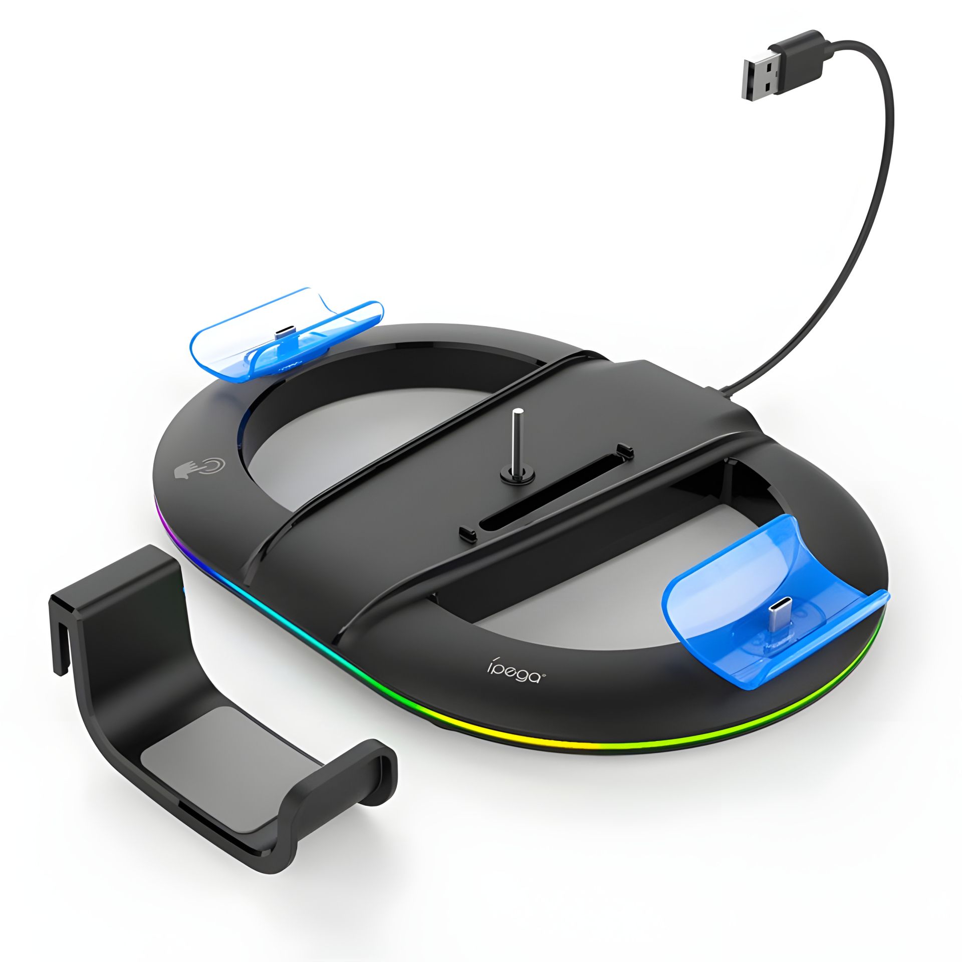 Зарядная станция Ipega Charge для PS5 Slim Disc/Digital PG-P5S045H |RGB, USB 2.0| черная Зарядная станция Ipega Charge для PS5 Slim Disc/Digital PG-P5S045H |RGB, USB 2.0| черная