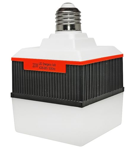 LED Лампа UXI B601 20W с аккумулятором аварийного питания (E27/20W/3W от АКБ/2*18650/up 10 Hours/6500K) LED Лампа UXI B601 20W с аккумулятором аварийного питания (E27/20W/3W от АКБ/2*18650/up 10 Hours/6500K)