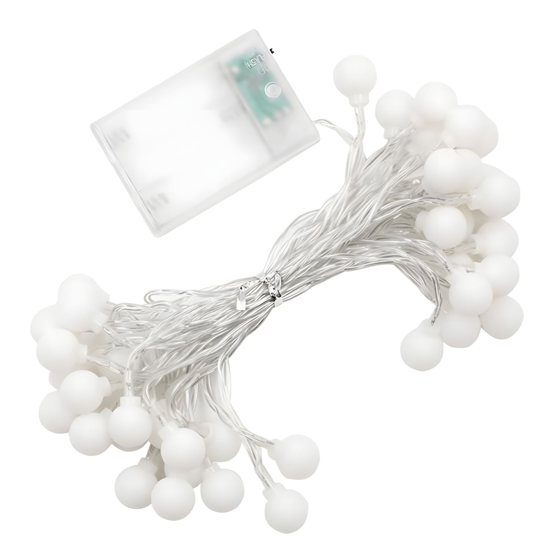 Світлодіодна гірлянда кульки теплого тону 3м (300см), 20 діодів на батарейках AAx3шт (не входять у комплект) Світлодіодна гірлянда кульки теплого тону 3м (300см), 20 діодів на батарейках AAx3шт (не входять у комплект)