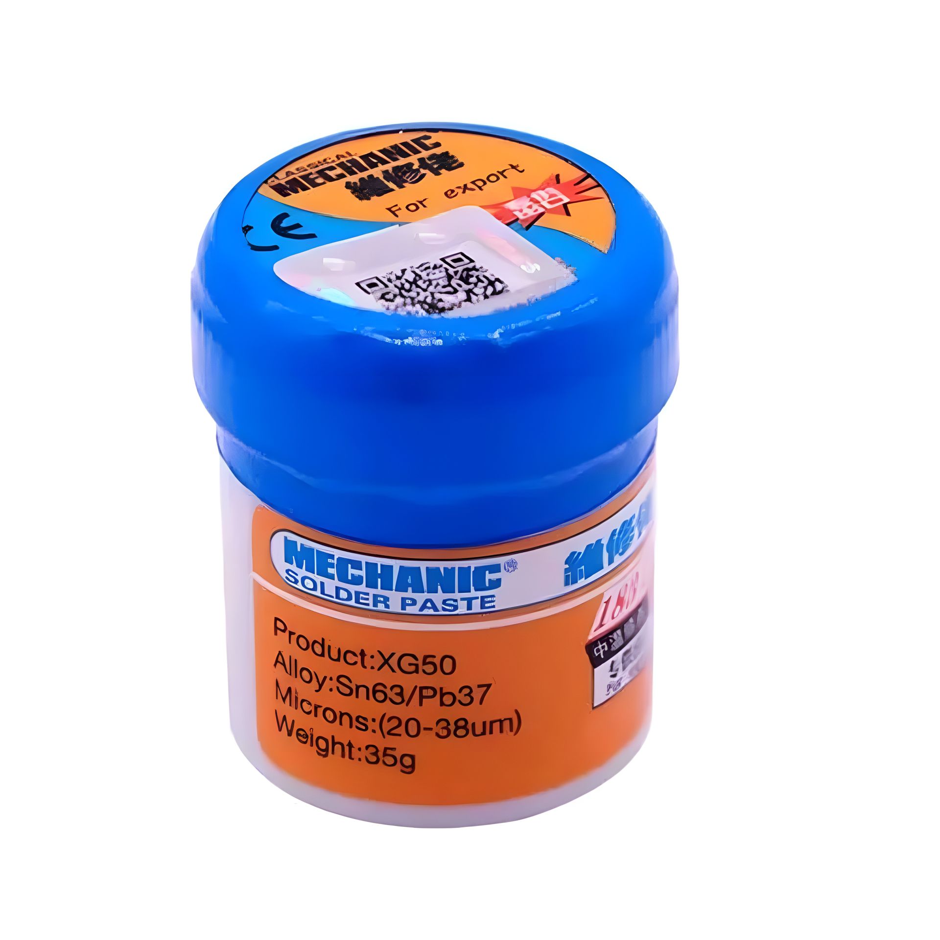 Паяльная BGA паста Mechanic XG-50 35гр 183 ° C Паяльная BGA паста Mechanic XG-50 35гр 183 ° C