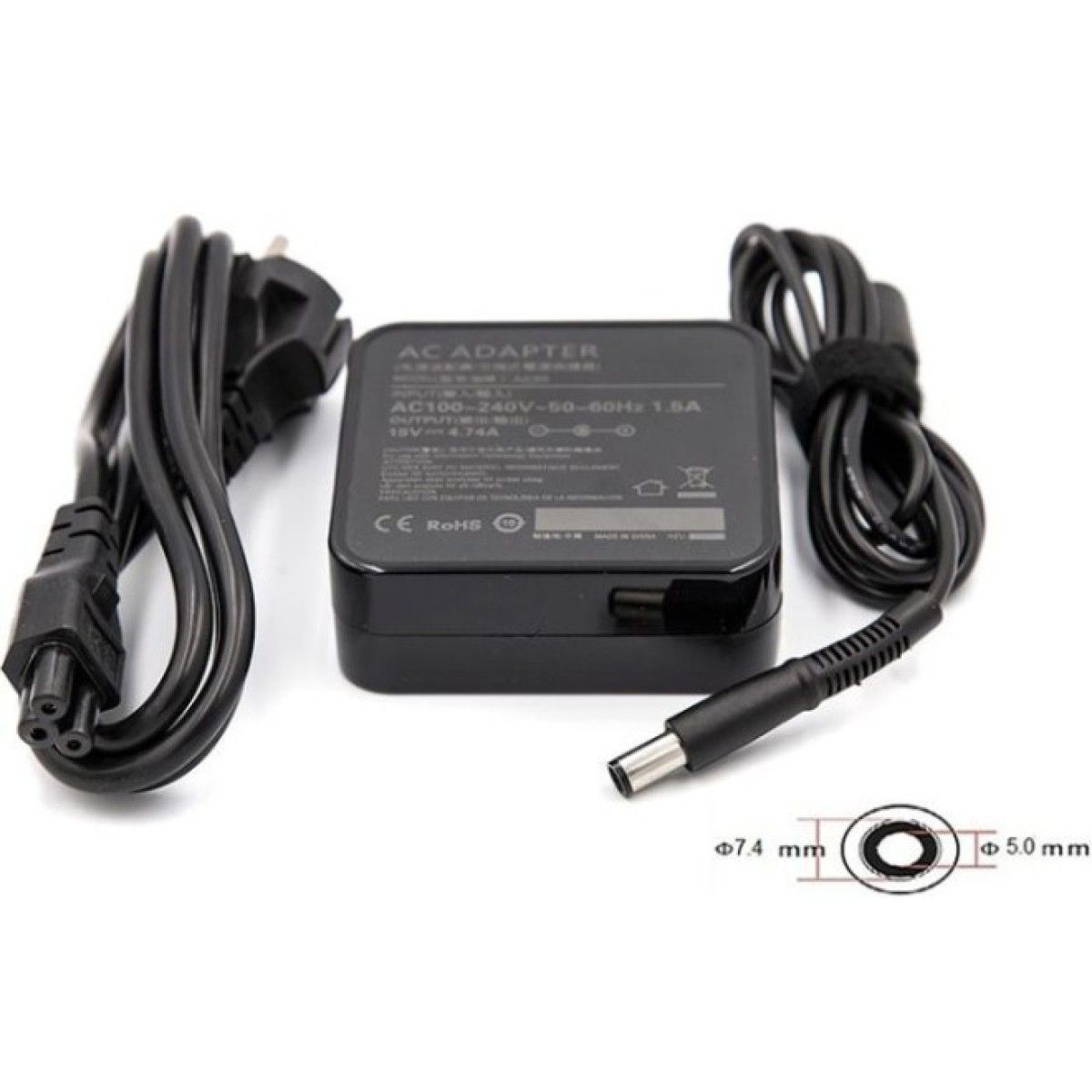 Ноутбучный блок питания PowerPlant HP 220V, 19V 90W 4.74A (7.4*5.0) wall mount Ноутбучный блок питания PowerPlant HP 220V, 19V 90W 4.74A (7.4*5.0) wall mount