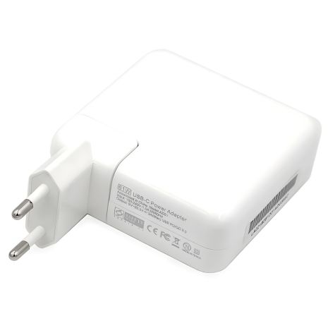 Ноутбучный блок питания PowerPlant APPLE 220V, 20V 61W (USB Type-C) Ноутбучный блок питания PowerPlant APPLE 220V, 20V 61W (USB Type-C)