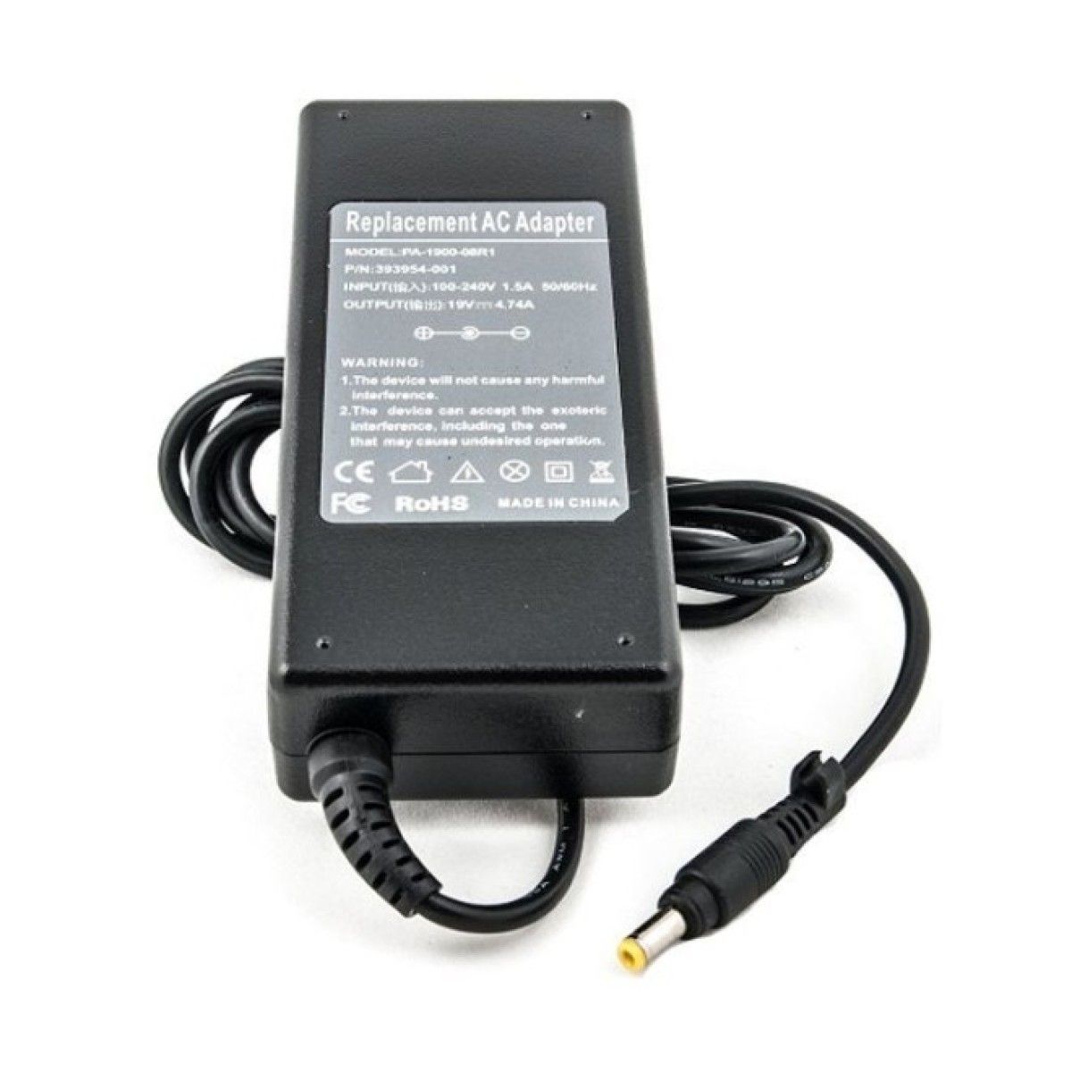 Ноутбучный блок питания PowerPlant HP 220V, 19V 90W 4.74A (4.8*1.7) Ноутбучный блок питания PowerPlant HP 220V, 19V 90W 4.74A (4.8*1.7)