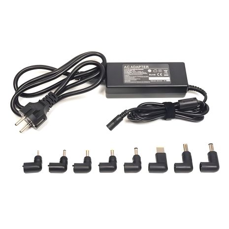 Універсальний блок живлення для ноутбуків Power Plant, 220V, 15-20V, 90W, 6A