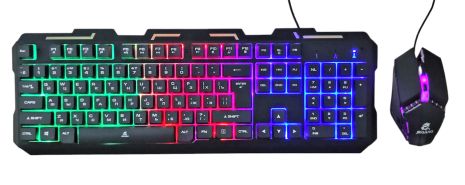 Клавиатура и Мышь Игровые JEQANG JK-968 Черный Клавиатура и Мышь Игровые JEQANG JK-968 Черный