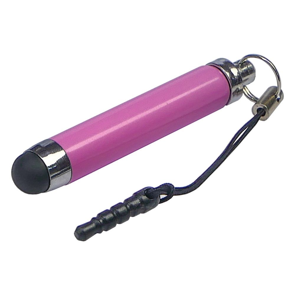 Выдвижной ёмкостный стилус-брелок, светло-розовый Выдвижной ёмкостный стилус-брелок, светло-розовый