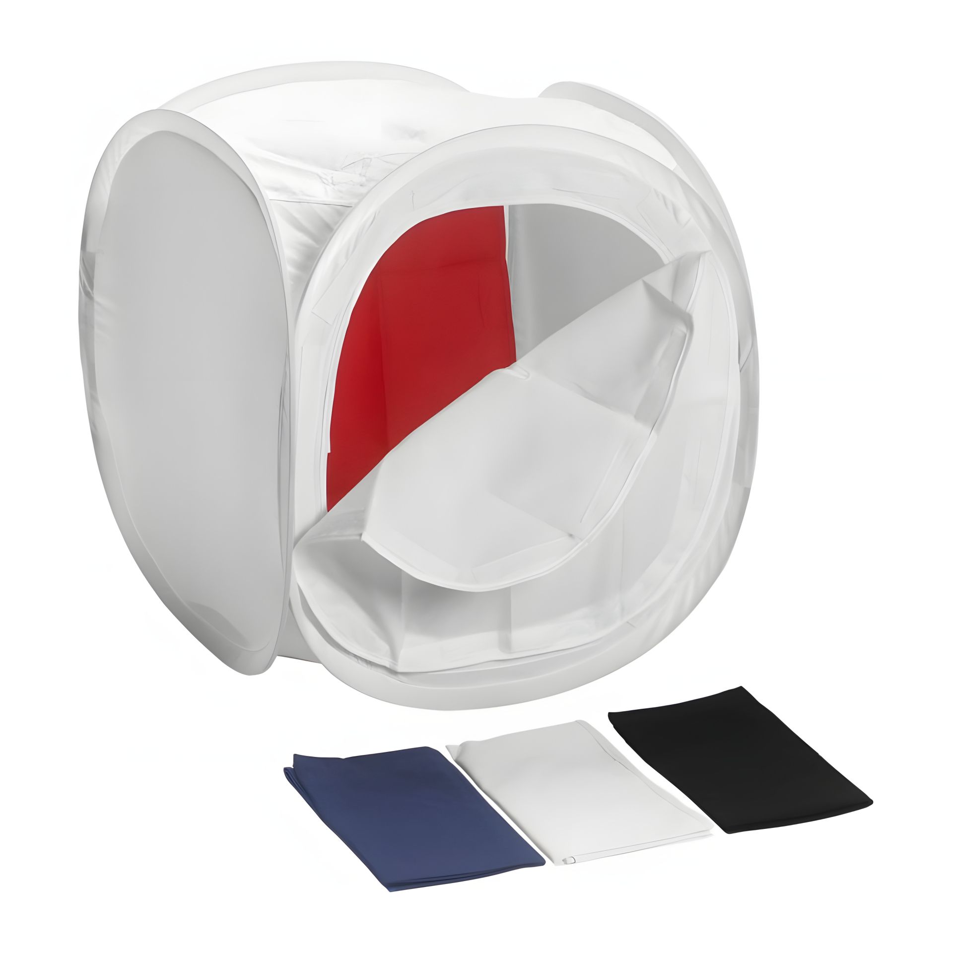 Лайткуб (фотобокс) 120 x 120 x 120 см, 4 фони, білий Лайткуб (фотобокс) 120 x 120 x 120 см, 4 фони, білий