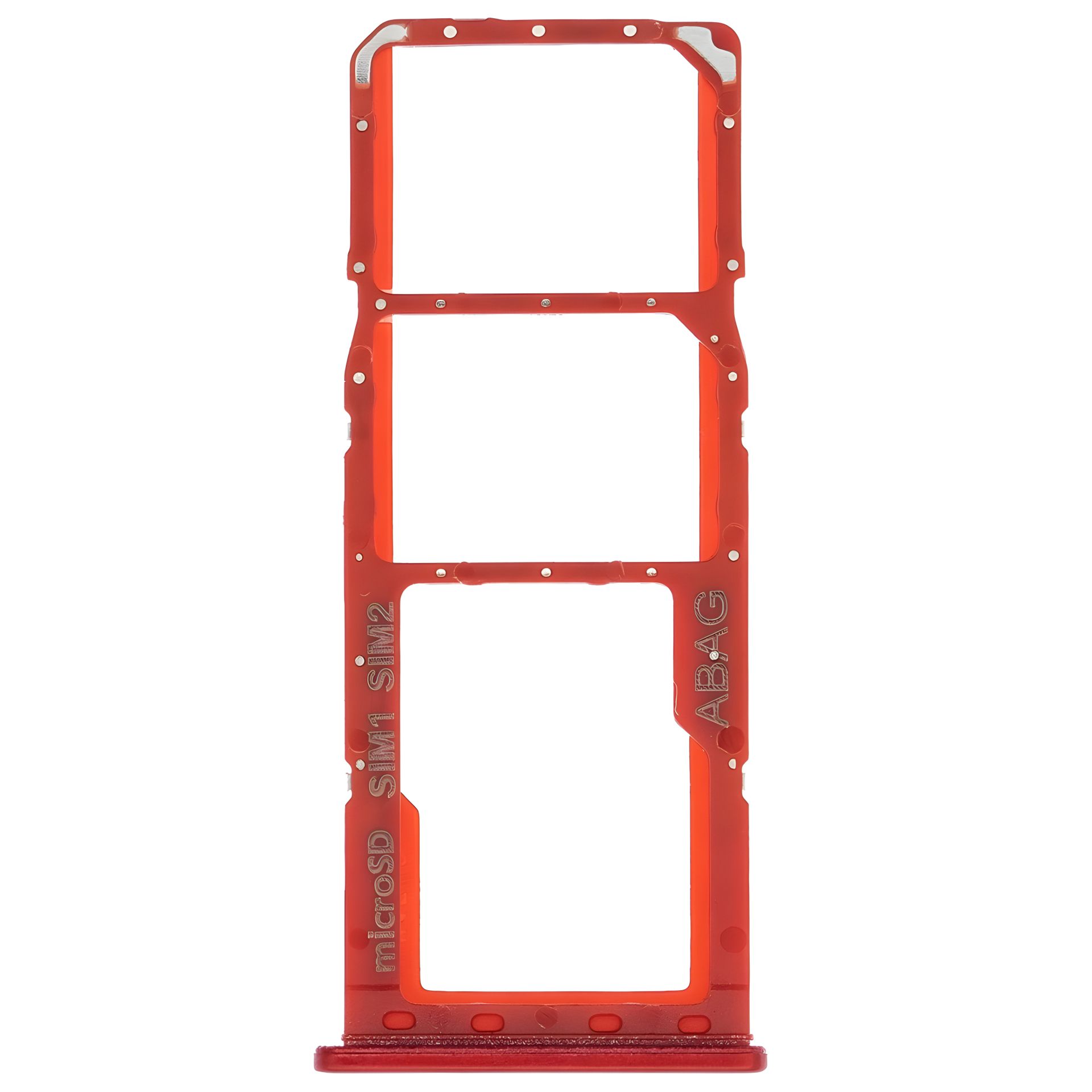 Держатель для SIM карты для Samsung A217 Galaxy A21S (2020) красный Держатель для SIM карты для Samsung A217 Galaxy A21S (2020) красный