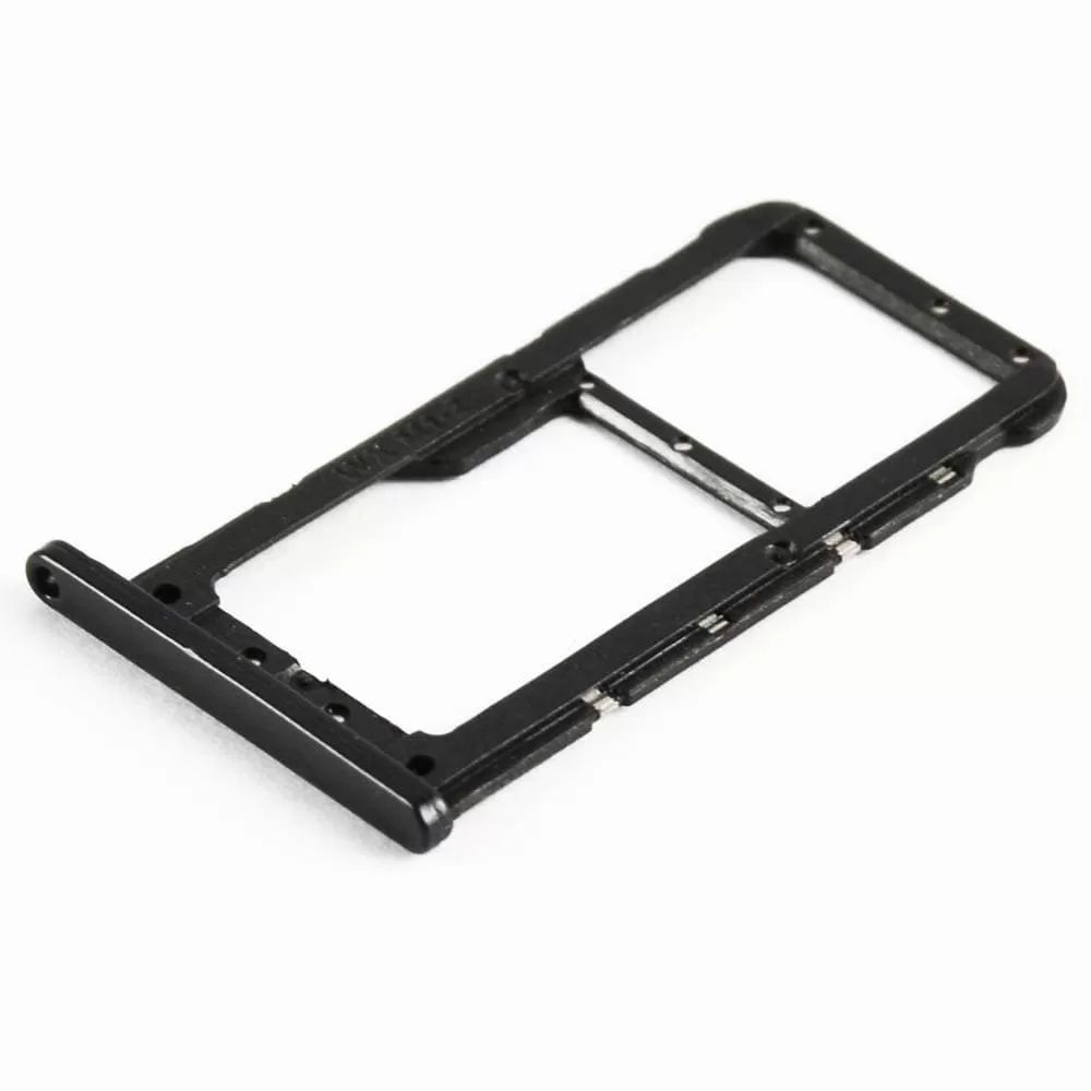 Тримач SIM картки Huawei P20 Lite, Nova 3e, чорний, на 2 SIM карти Тримач SIM картки Huawei P20 Lite, Nova 3e, чорний, на 2 SIM карти