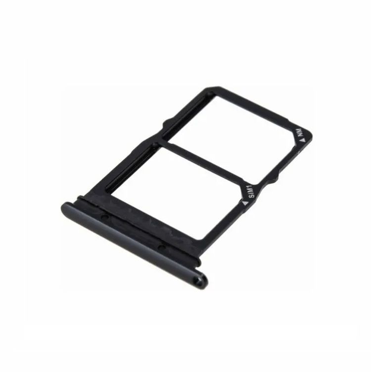 Черный держатель SIM карт для Huawei P30 на 2 Sim Черный держатель SIM карт для Huawei P30 на 2 Sim