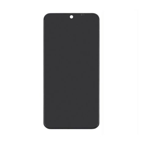 Дисплей с черным тачскрином и рамкой корпуса для ZTE Blade A5 (2020)
