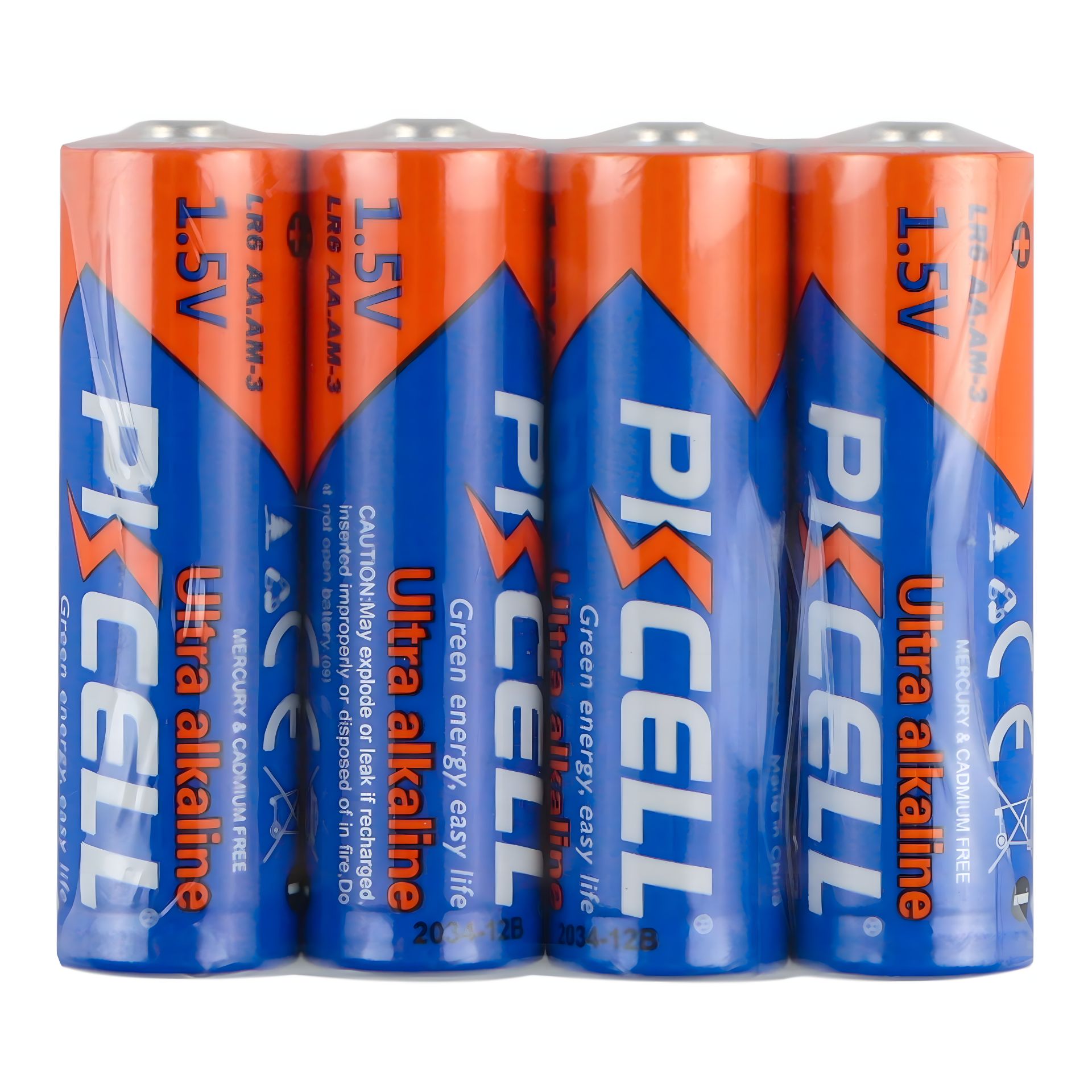 Батарейки PKCELL алкалінові, 1.5V, AA, LR6, 4 штуки, shrink (PC/LR6-4S) Батарейки PKCELL алкалінові, 1.5V, AA, LR6, 4 штуки, shrink (PC/LR6-4S)