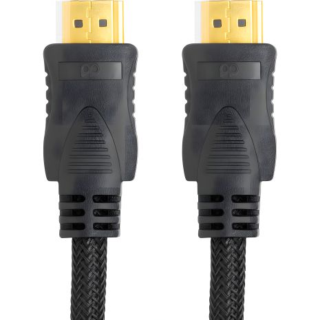 HDMI кабель PowerPlant з позолоченими конекторами, 1.5м, 1.3V, Nylon HDMI кабель PowerPlant з позолоченими конекторами, 1.5м, 1.3V, Nylon