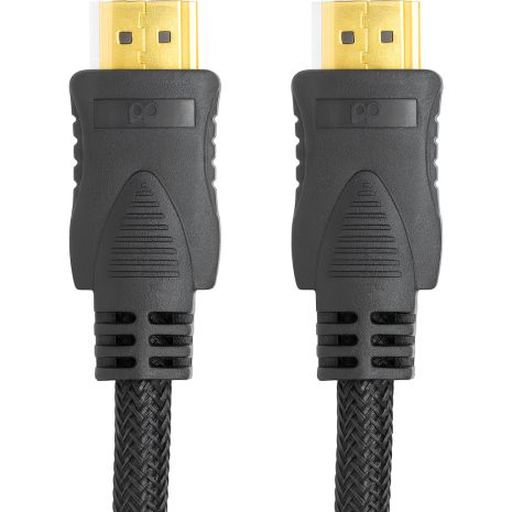 Видео кабель HDMI - HDMI, 1.5м, позолоченные коннекторы, версия 1.3V, с покрытием Nylon, PowerPlant