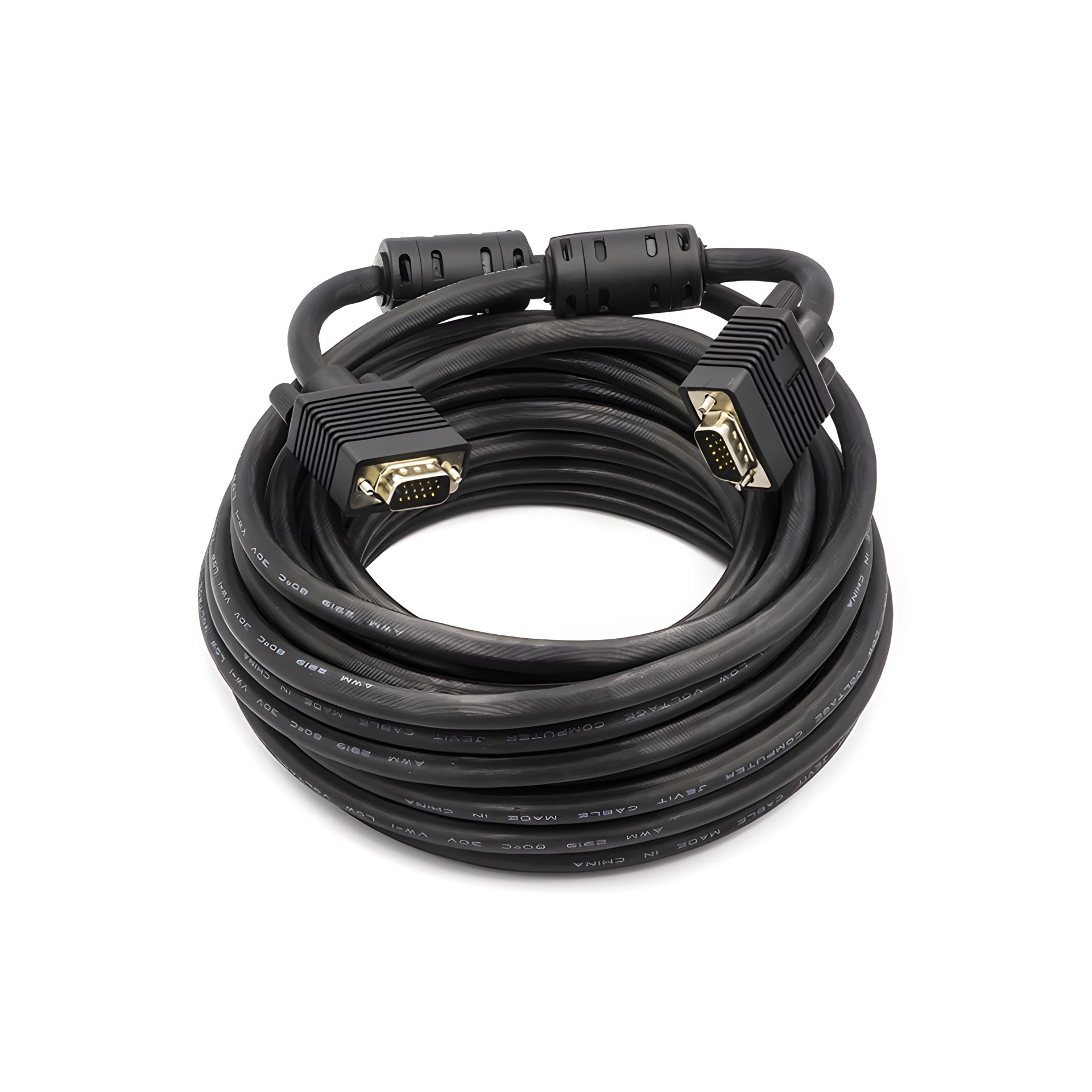 Видео кабель PowerPlant VGA-VGA, 10м, Double ferrites Видео кабель PowerPlant VGA-VGA, 10м, Double ferrites