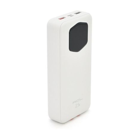 Зарядное устройство Powerbank ACL PW-140 (PD 20W + QC3.0 22.5W/Тип C/Lightning/20000 mAh) Белый