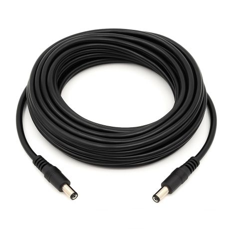 Кабель питания DC 5.5x2.1 (Male to Male) 10m(1000cm) для роутера, терминала, ONU, GPON, камер и др. техники Кабель питания DC 5.5x2.1 (Male to Male) 10m(1000cm) для роутера, терминала, ONU, GPON, камер и др. техники