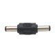 Чорний з'єднувач DC M1M (Male to Male) 30mm, 3cm, 5.5*2.1