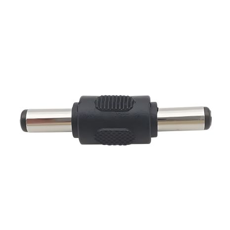 Чорний з'єднувач DC M1M (Male to Male) 30mm, 3cm, 5.5*2.1