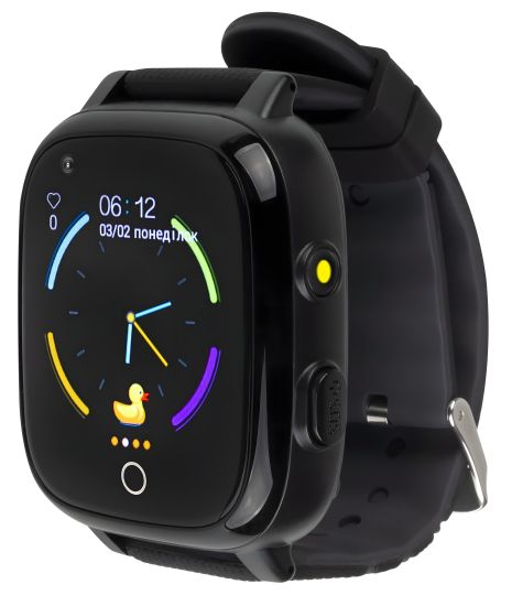 Детские смарт-часы AmiGo GO005 Thermometer 4G WIFI Black UA UCRF Детские смарт-часы AmiGo GO005 Thermometer 4G WIFI Black UA UCRF