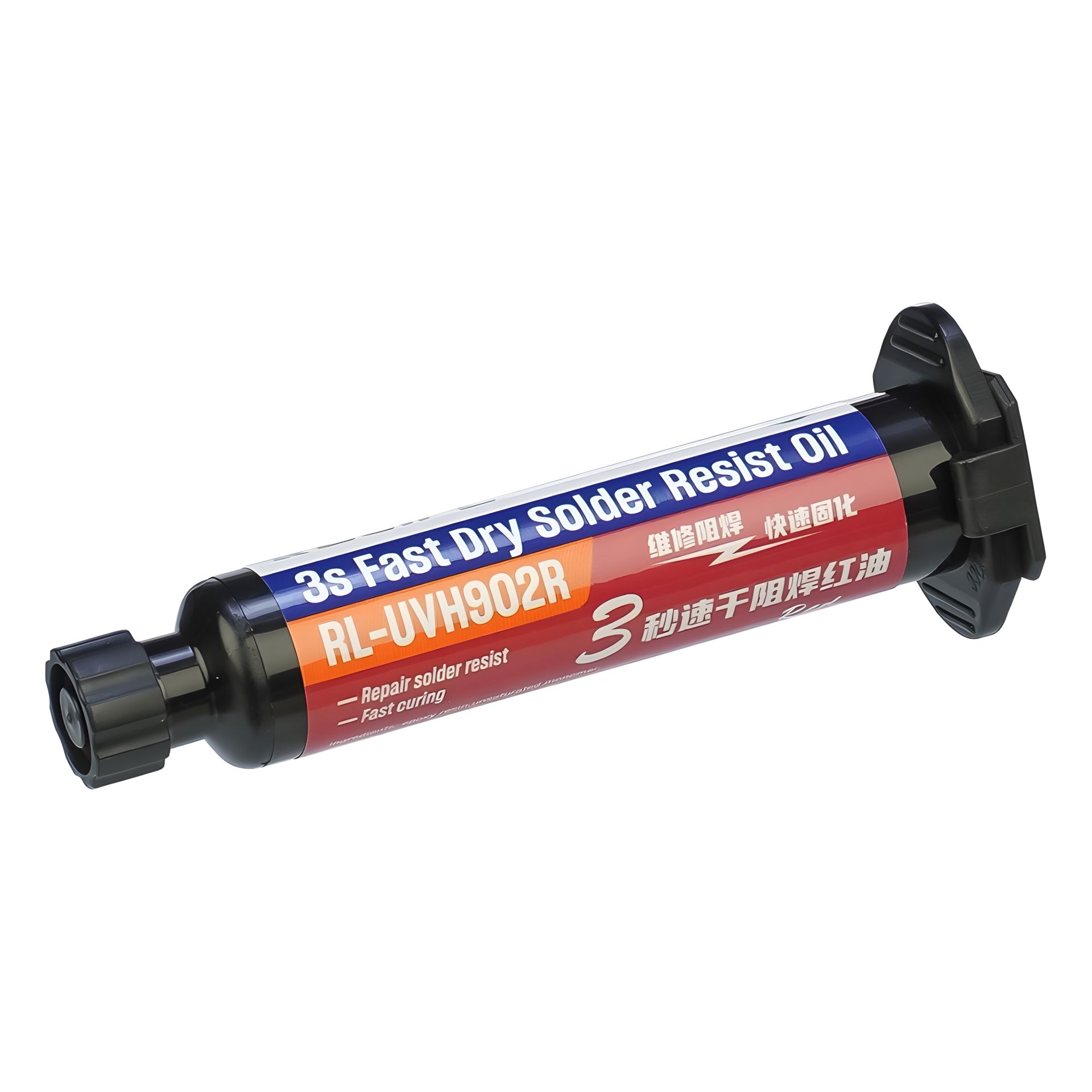 Изоляционный лак Relife RL-UVH902R 3S быстросохнущий красный, в шприце, 10 ml Изоляционный лак Relife RL-UVH902R 3S быстросохнущий красный, в шприце, 10 ml