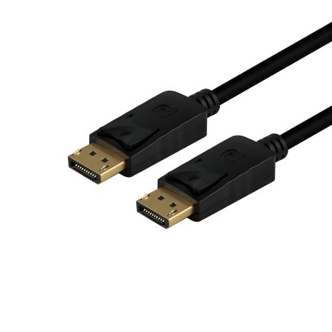 Cable DP to DP 1.2V 4K/75Hz 1 метр Черный