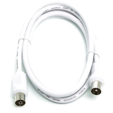 Кабель антенныйAV 1,5 м White Кабель антенныйAV 1,5 м White