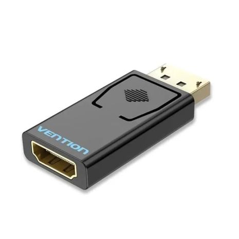 Чорний адаптер Vention DP Male to HDMI Female (HBKB0) Чорний адаптер Vention DP Male to HDMI Female (HBKB0)