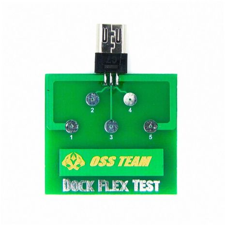 Тестовая плата Aida DFT-micro для проверки разъема micro USB на КЗ Тестовая плата Aida DFT-micro для проверки разъема micro USB на КЗ