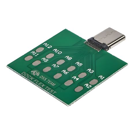 Плата тестовая Aida DFT-Type C для проверки контактов разъема Type C на замыкание