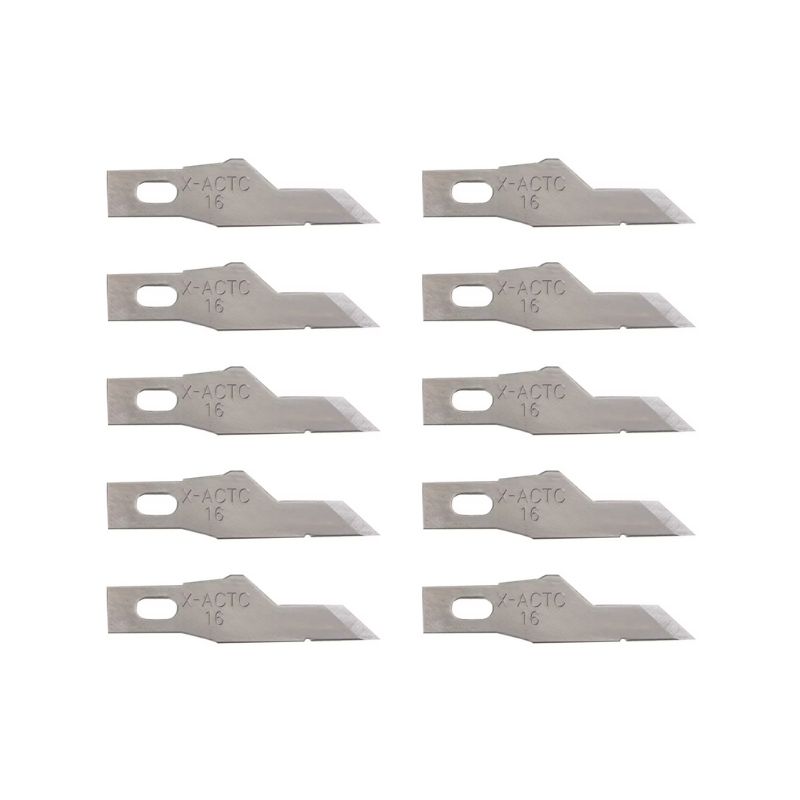 Леза для скальпеля Kaisi №16 для ручок з цангою, 10 шт в упаковці Леза для скальпеля Kaisi №16 для ручок з цангою, 10 шт в упаковці