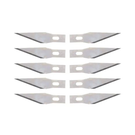 Леза скальпеля Kaisi №12 для ручок з цангою, упаковка 10 шт