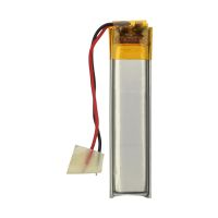 Универсальный аккумулятор 501040P с контроллером, 5 x 10 x 40 мм (185 mAh)/ для кейсов наушников, Bluetooth гарнитур, MP3 плееров