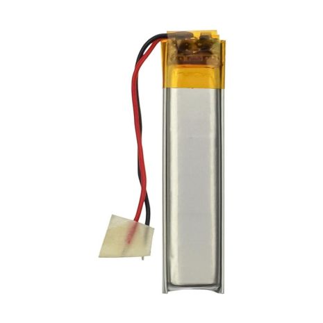 Универсальный аккумулятор 501040P с контроллером, 5 x 10 x 40 мм (185 mAh)/ для кейсов наушников, Bluetooth гарнитур, MP3 плееров