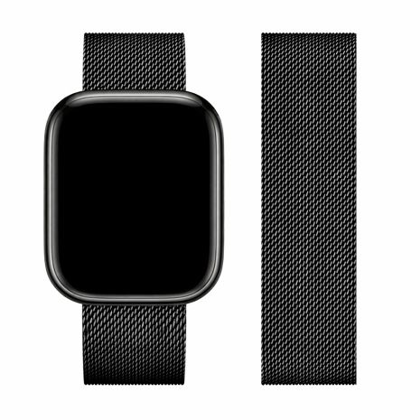 Чёрный металлический ремешок Hoco iWatch WA03 milanese steel 42/44/45/49mm