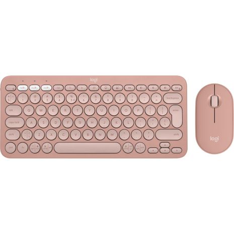 Комплект Logitech Pebble 2 Combo Rose Wireless (Клавиатура + Мышь, модель 920-012241)