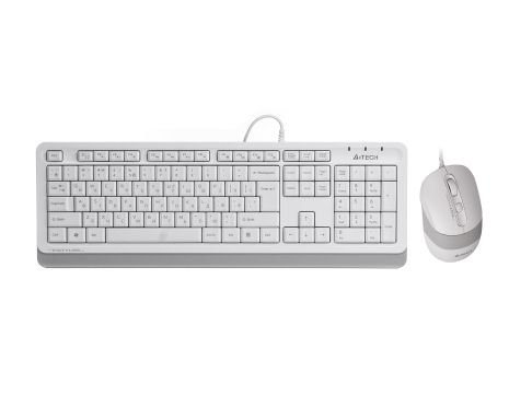 Комплект клавиатура + мышь A4Tech Fstyler F1010 White